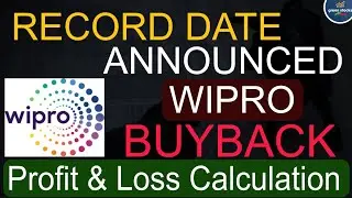 WIPRO BUYBACK Record Date  Announced ll A Must Apply Buyback?