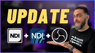 Como Atualizar o PLUGIN NDI OBS(DistroAV 4.14) + NDI TOOLS 6.0.1 [Novas Funções]