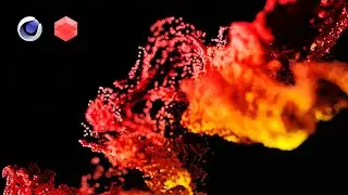 Научись создавать симуляцию частиц в C4D с redshift (tutorial)
