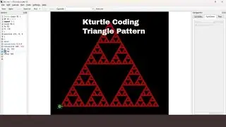 kturtle triangle  |  Learn basic coding Kturtle | Coding with Kturtle | Kturtle tutorial