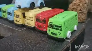 Bermain Truk Pasir dan Bus Kecil Tayo The Little Bus