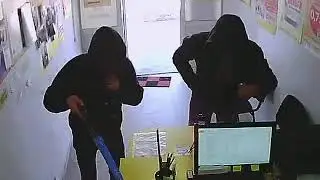 Ограбление офиса микрозаймов в Мегете попало на камеры видеонаблюдения