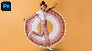 Create Circular Pixel Stretch Effect in Photoshop 2024 I Fast & Easy