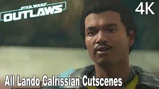 All Lando Calrissian Cutscenes Star Wars Outlaws 4K