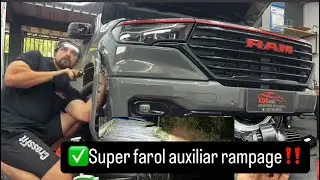 RAMPAGE FAROL FRACO! SUPER FAROL AUXILIAR!