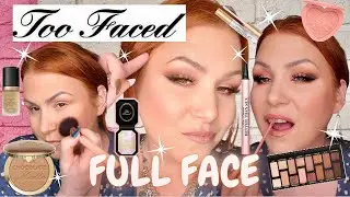 *TESTING* FULL FACE OF TOO FACED MAKEUP & EYESHADOW PLACEMENT TUTORIAL