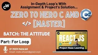 C and C++ Full Course All Concepts Basics to Advanced Conditional Statement, Loops, Array, Functions