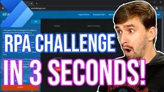 My RPAChallenge PAD Desktop Flow Runs in 3 SECONDS now!! | Power Automate Desktop