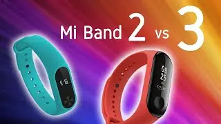 Xiaomi Mi band 3 vs Mi band 2  Обзор Mi Band 2 через 1 год. Клеим пленку на Mi Band 3.