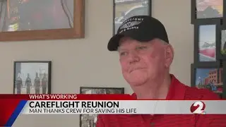 Man reunited with CareFlight 3 decades after life-saving flight