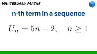 The n-th term in a sequence