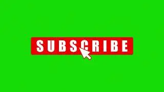 Subscribe Button On Green Screen Free Stock Video