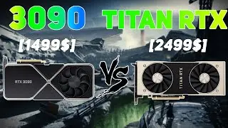 RTX 3090 vs TITAN RTX | TITAN RTX vs RTX 3090 | RTX 3090 BENCHMARKS