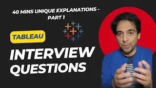 Tableau Interview Questions (Unique Explanations)