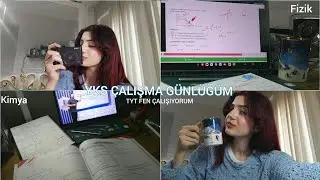 YKS ÇALIŞMA GÜNLÜĞÜM/ Tyt fen çalışıyorum, birazcık da sohbet 🤏💝