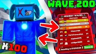 ✨*ЧЕЛЛЕНДЖ* ТОЛЬКО 100 СИНИСТР ТИТАН ТВ МЭНОВ в Toilet Tower Defense