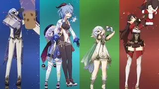 Genshin characters with Furina's idle animation | Part 2