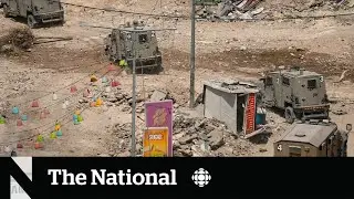 West Bank city in ruins as Israeli military withdraws