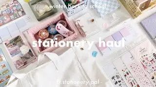 ❄️ stationery haul // winter back to school ft. stationery pal (+GIVEAWAY!!)