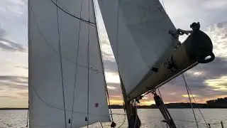 Retour au Port au crépuscule -12 janvier 2023   Port des Heures Claires