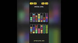 Ball Sort Special Level - Locked Ball (after Level 840)
