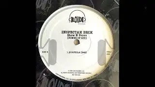 Inspectah Deck - Show N Prove (Studio Acapella) 90 BPM