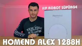 HOMEND ALEX1288H MOPLU AKILLI ROBOT SÜPÜRGE KUTU AÇILIMI VE İNCELEMESİ