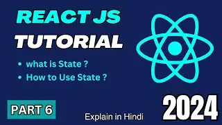 React js Tutorial in hindi - #6 What is state and how to use state in react js  