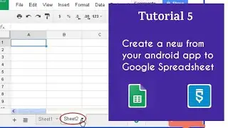 How to create a new 😛 sheet from your Android app in Google spreadsheet database App Helper