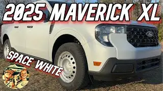 REDESIGNED 2025 FORD MAVERICK XL AWD: SPACE WHITE, 2.0L ECOBOOST & COPILOT 360 -TOP VALUE FOR PRICE?