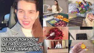ВЛОГ! ОБЗОР ПОКУПОК ПРОДУКТЫ 🛍 ДЕЛА ОГОРОДНЫЕ👩‍🌾 ДОМАШНИЙ ДЕНЬ 🥰 14 апреля 2023 г. VLOGS