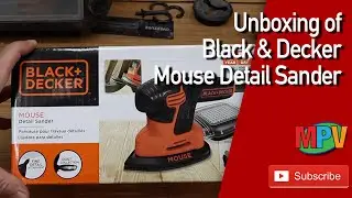 Unboxing: Can a Mouse Help With Sanding?  Black & Decker