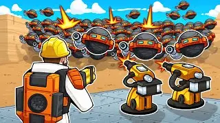 Engineering AUTOMATIC DEFENSES to defend against a robotic horde!