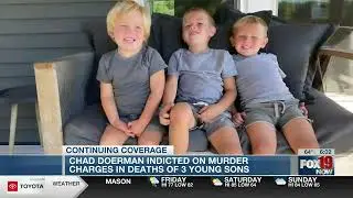 Chad Doerman indicted on murder charges in deaths of 3 young sons