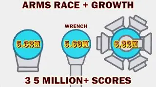 Arras.io - Arms Race Growth Highlights (3 5 Million+ Scores)
