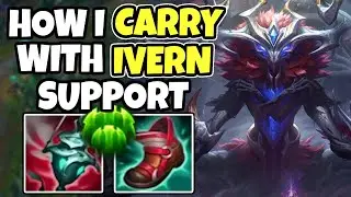 Challenger support shows you how to carry with IVERN SUPPORT - 14.12 League of Legends