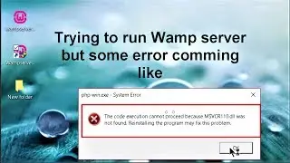 [Solved ] the code execution cannot proceed because msvcr100 dll was not found, msvcr100 is missing