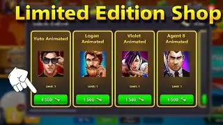 Limited Edition Shop 1500 Cash 🙀 Animated Avatars And 8 ball pool Steampunk