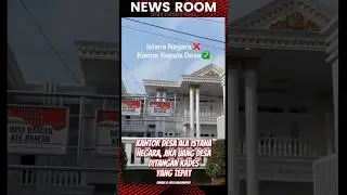 KANTOR DESA RANCAH BERGAYA EROPA VIRAL, BEGINI JADINYA JIKA UANG DESA DIKELOLA DENGAN KADES TEPAT
