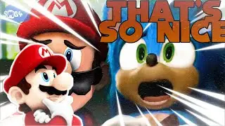 Sonic X Swag? | Mario Reacts To SMG4: If Mario was in The Sonic Movie