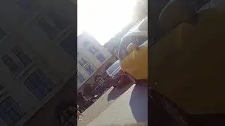 Самокат + велосипед. Аварія на подолі))