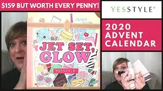 YesStyle Advent Calendar 2020 Unboxing | Jet, Set, Glow!