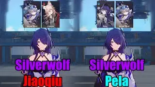 How Much Does Jiaoqiu & Silverwolf Vs Silverwolf & Pela Buff Acheron? || Honkai Star Rail