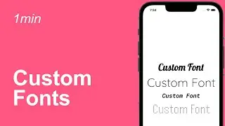 SwiftUI - Custom Fonts