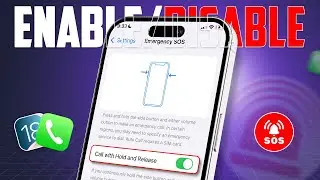 How to Enable or Disable Emergency SOS Call With Side Button After iOS 18 Update
