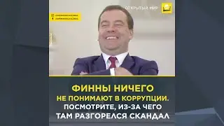 Финны ничего не понимают в коррупции. Посмотрите, из-за чего там разгорелся скандал