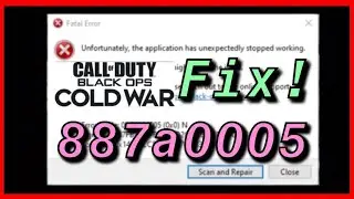 Black Ops: Cold War FATAL Error Code 887a0005 FIX!