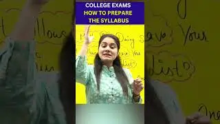 How to prepare the syllabus for college exams