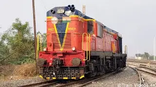 Moula Ali WDG3A Diesel Locomotive | ALCO Train Engine Shunting | Train Videos Indian Railways