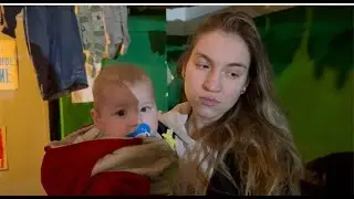 Видео с детьми и их мамами в убежищах на территории 